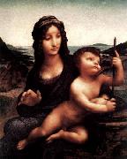 LEONARDO da Vinci Madonna with the Yarnwinder France oil painting artist